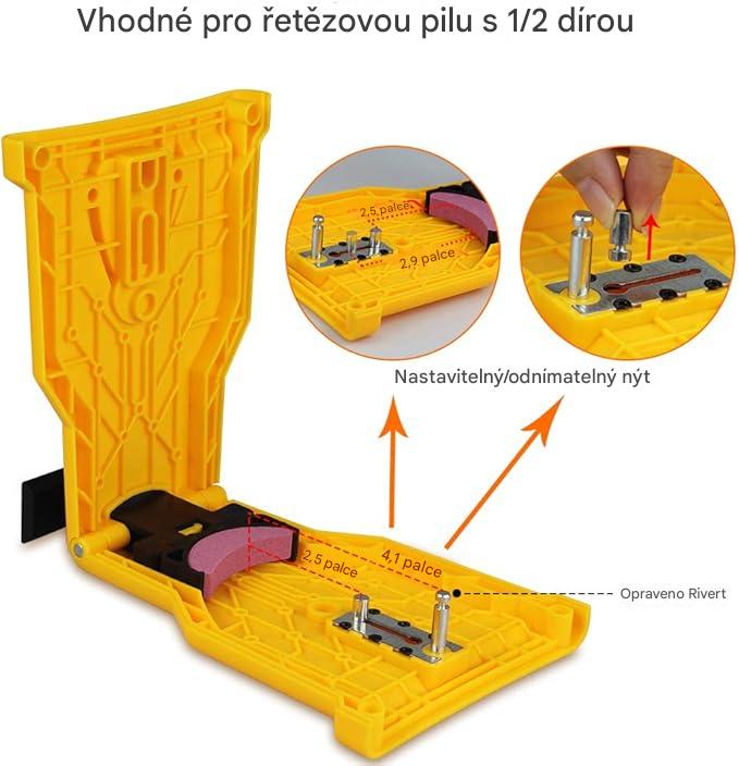 Brousek na řetězové pily