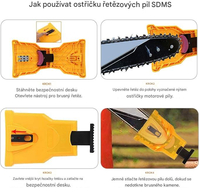 Brousek na řetězové pily