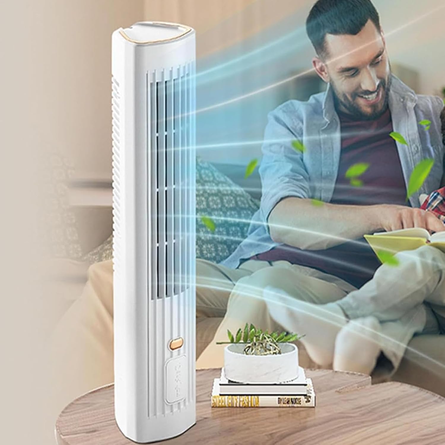 Mqqhot přenosný chladicí ventilátor,Přenosný ventilátor klimatizace s chladicím ventilátorem s velkou rychlostí baterie pro kancelář, kempování a venkovní použití