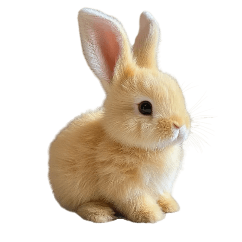 Mqqhot BunnyBuddy dětský simulační společník plyšová hračka（aqy）