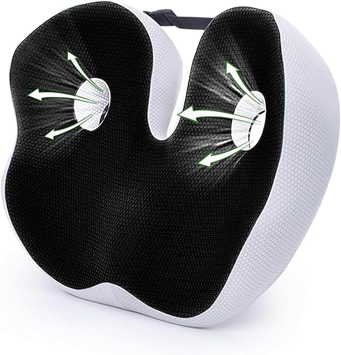 Mqqhot okumala ebbanga eddene memory foam posture okutereeza entebe cushion